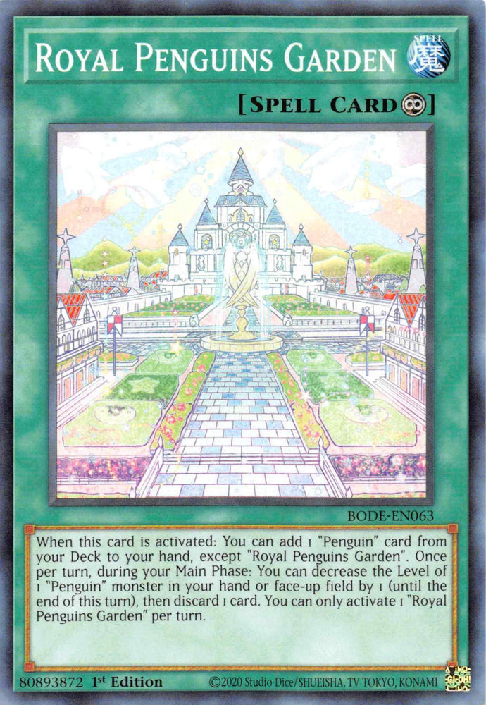 Royal Penguins Garden [BODE-EN063] Common (ONLINE ORDER ONLY)