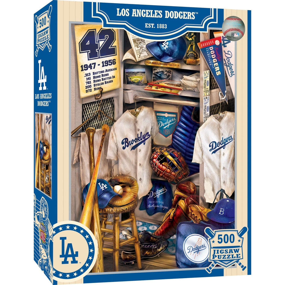 Los Angeles Dodgers - Locker Room 500 Piece Jigsaw Puzzle (ONLINE ORDER ONLY)