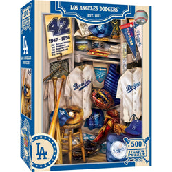 Los Angeles Dodgers - Locker Room 500 Piece Jigsaw Puzzle (ONLINE ORDER ONLY)
