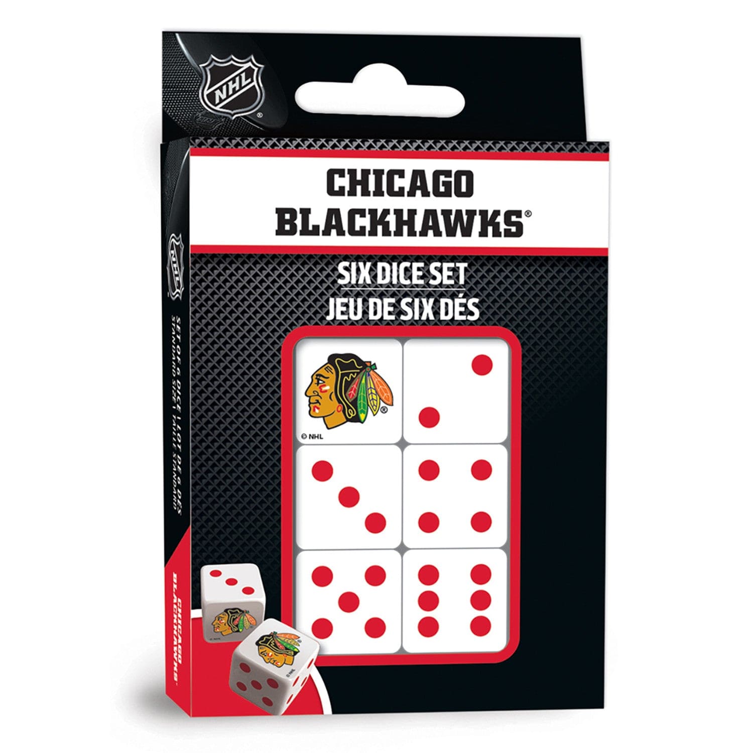 Chicago Blackhawks Dice Set (ONLINE ORDER ONLY)