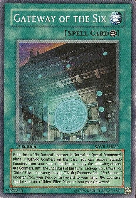 Gateway of the Six [SOVR-EN089] Super Rare (ONLINE ORDER ONLY)