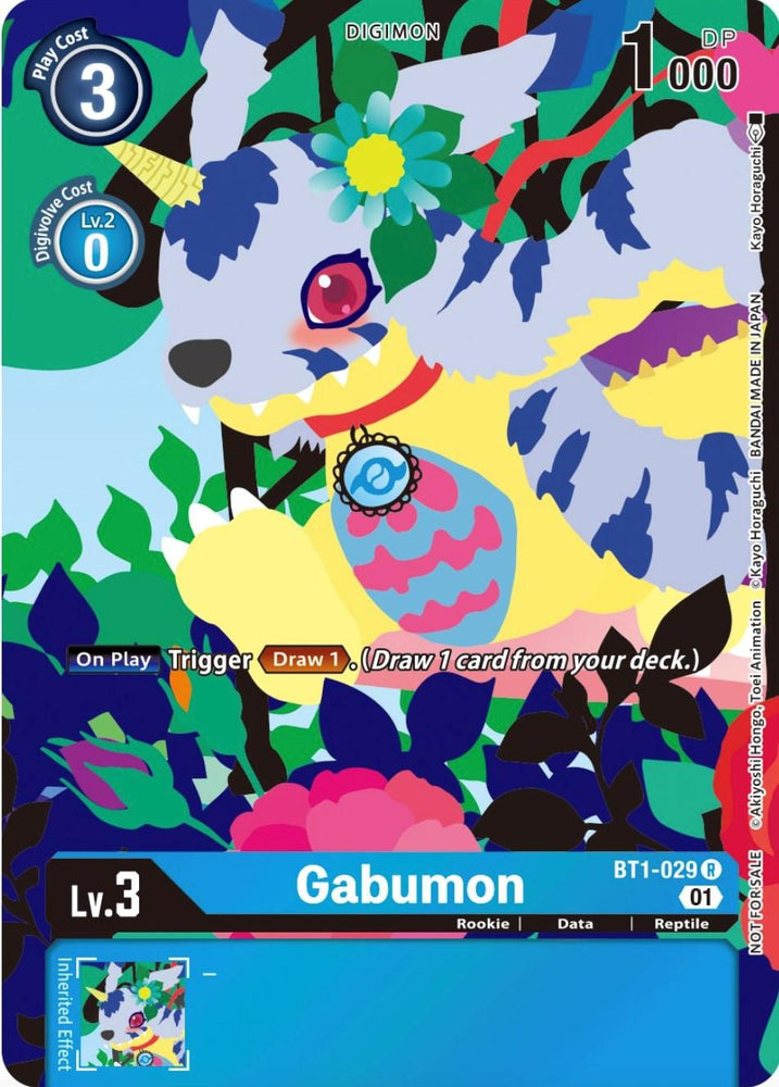 Gabumon [BT1-029] (Tamer's Card Set 2 Floral Fun) [Release Special Booster Promos] (ONLINE ORDER ONLY)