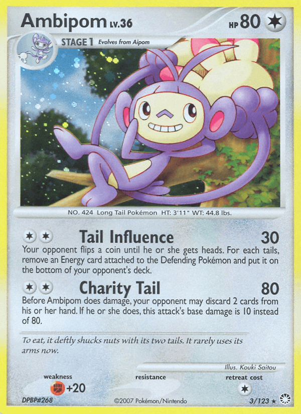 Ambipom (3/123) [Diamond & Pearl: Mysterious Treasures] (Online Only)
