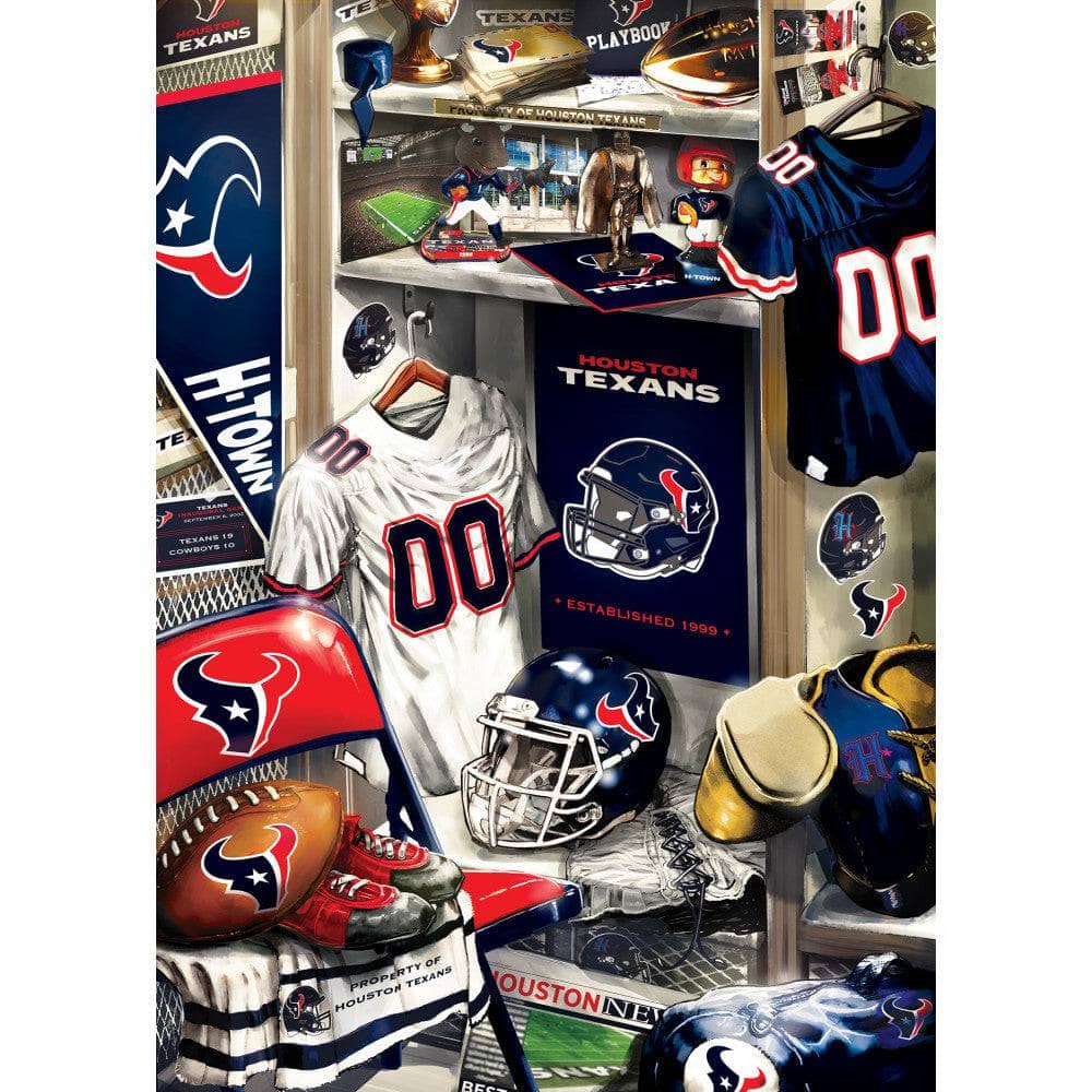 Houston Texans - Locker Room 500 Piece Jigsaw Puzzle (ONLINE ORDER ONLY)