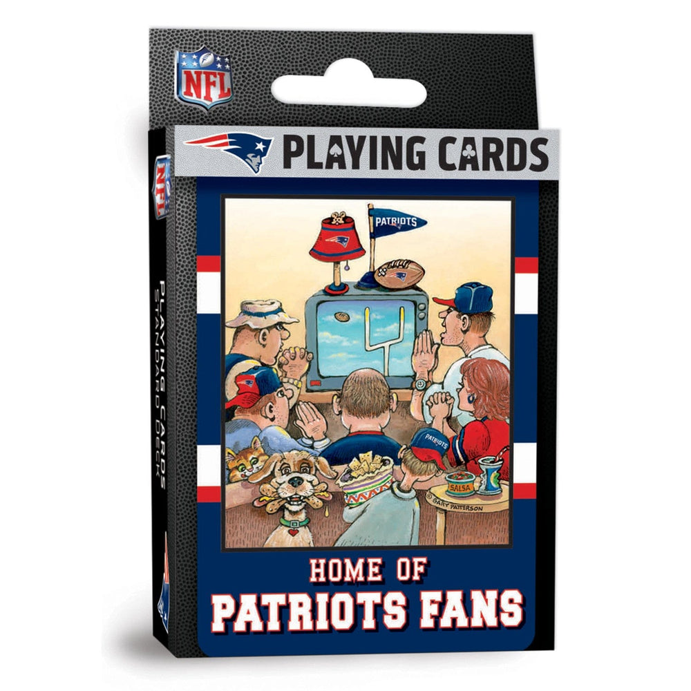 New England Patriots Fan Deck Playing Cards - 54 Card Deck (ONLINE ORDER ONLY)