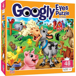 Googly Eyes - Farm Animals 48 Piece Jigsaw Puzzle (ONLINE ORDER ONLY)