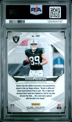 Graded 2024 Panini Phoenix Brock Bowers #165 Purple Fade Rookie RC Football Card PSA 10 Gem Mint (ONLINE ORDER ONLY)