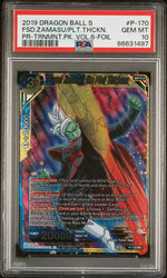 2019 DRAGON BALL SUPER FSD.ZAMASU/PLT.THCKN. #P-170 - PSA 10 (Online Order Only)