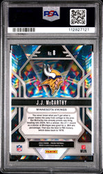 Graded 2024 Panini Prizm JJ McCarthy #8 Prizmatic Rookie RC Football Card PSA 10 Gem Mint (ONLINE ORDER ONLY)
