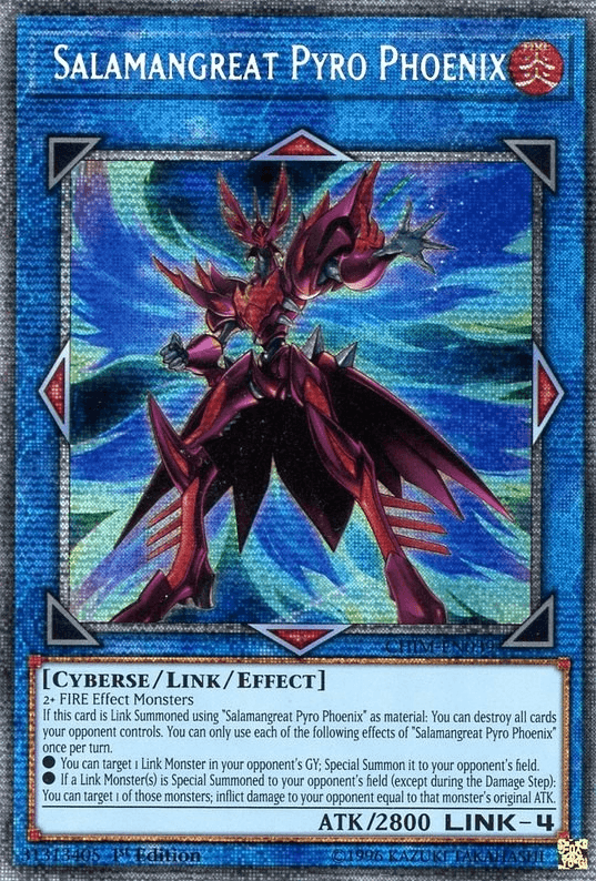 Salamangreat Pyro Phoenix (Starlight Rare) [CHIM-EN039] Starlight Rare (ONLINE ORDER ONLY)