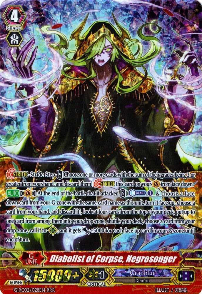 Diabolist of Corpse, Negrosonger (G-RC02/028EN) [Revival Collection]