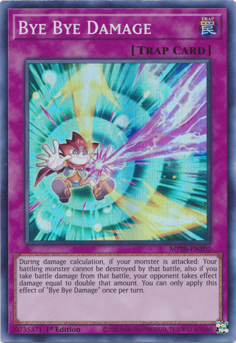 Bye Bye Damage [MP20-EN202] Super Rare (ONLINE ORDER ONLY)