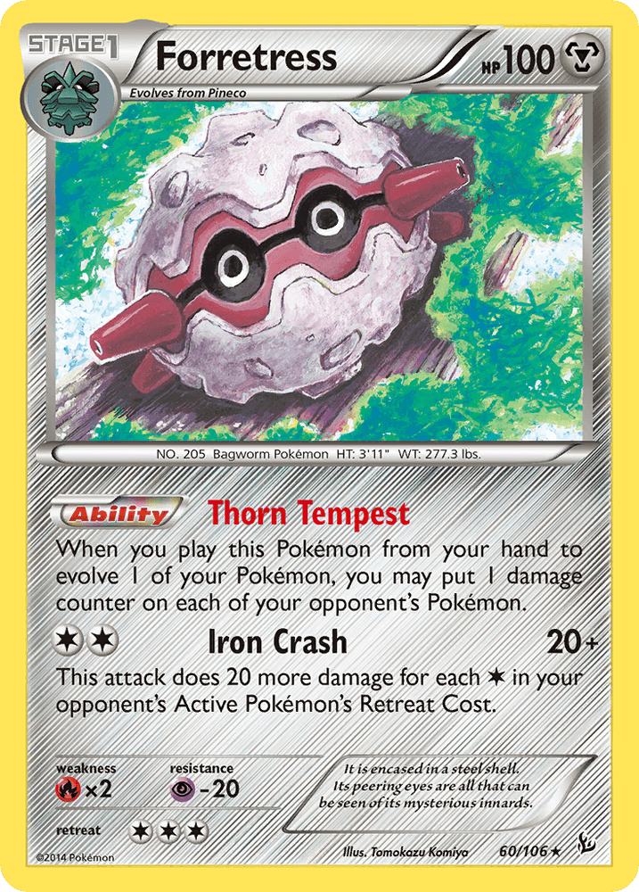 Forretress (60/106) [XY: Flashfire] (Online Only)
