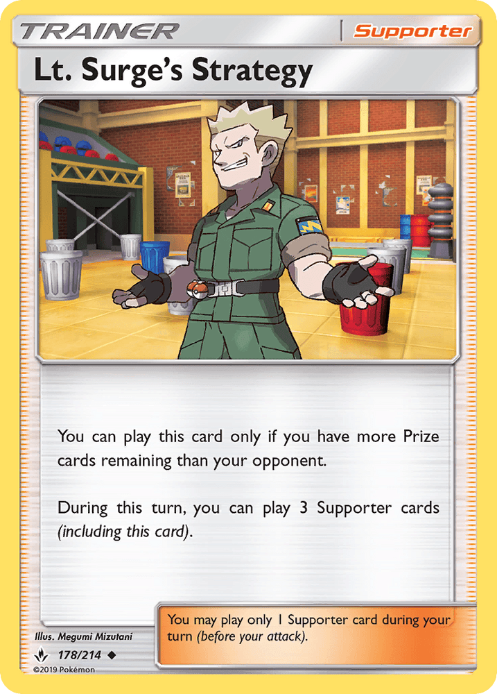 Lt. Surge's Strategy (178/214) [Sun & Moon: Unbroken Bonds] (Online Only)