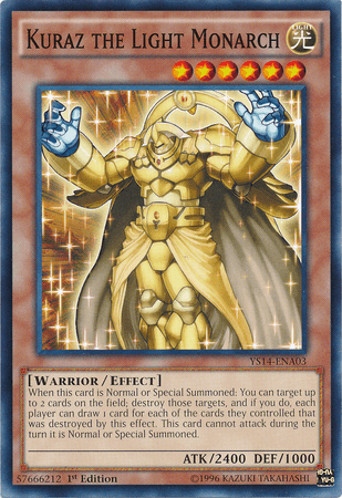 Kuraz the Light Monarch [YS14-ENA03] Common (ONLINE ORDER ONLY)