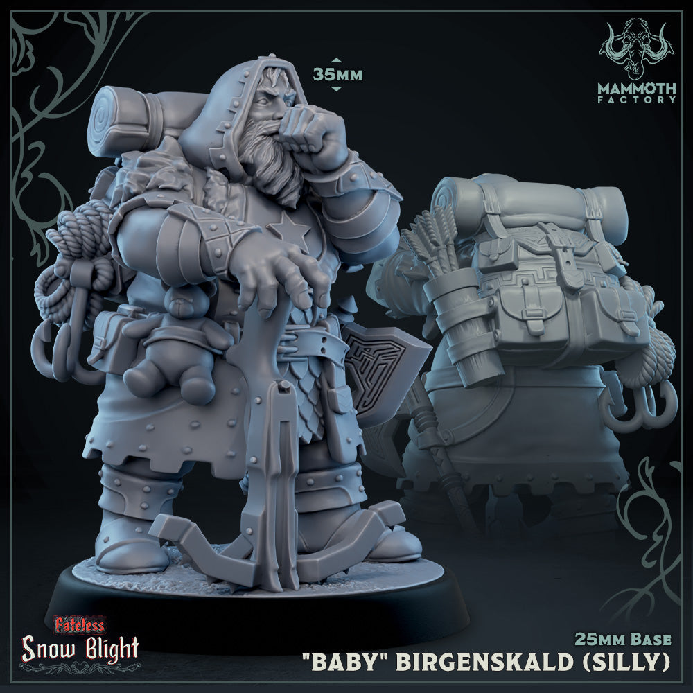 "Baby" Birgenskald, Stoutmaster (Male Dwarf Fighter) (Online Order Only)