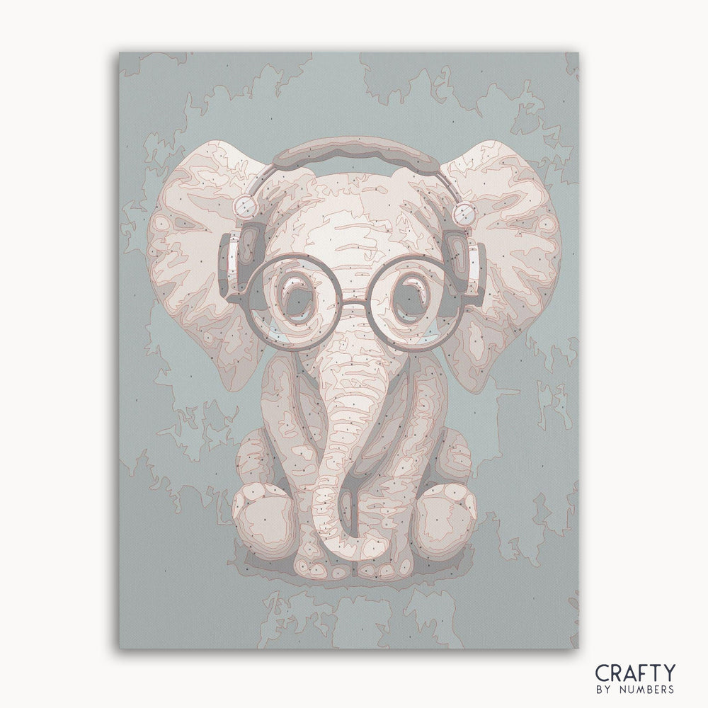 Baby Elephant With Headphones (ONLINE ORDER ONLY)