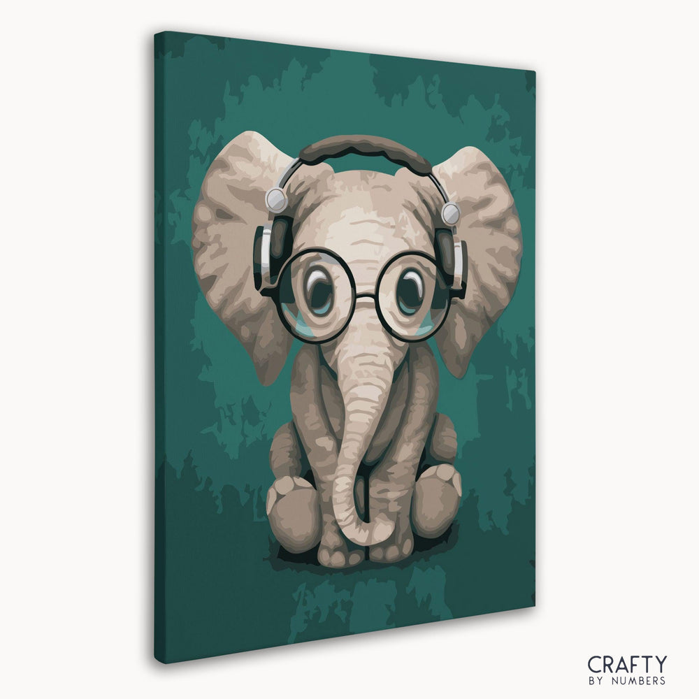 Baby Elephant With Headphones (ONLINE ORDER ONLY)