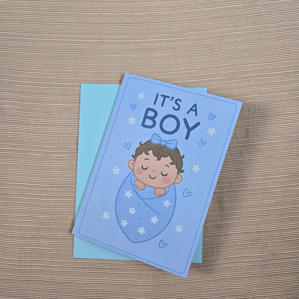 Cute New Baby Boy Card (ONLINE ORDER ONLY)