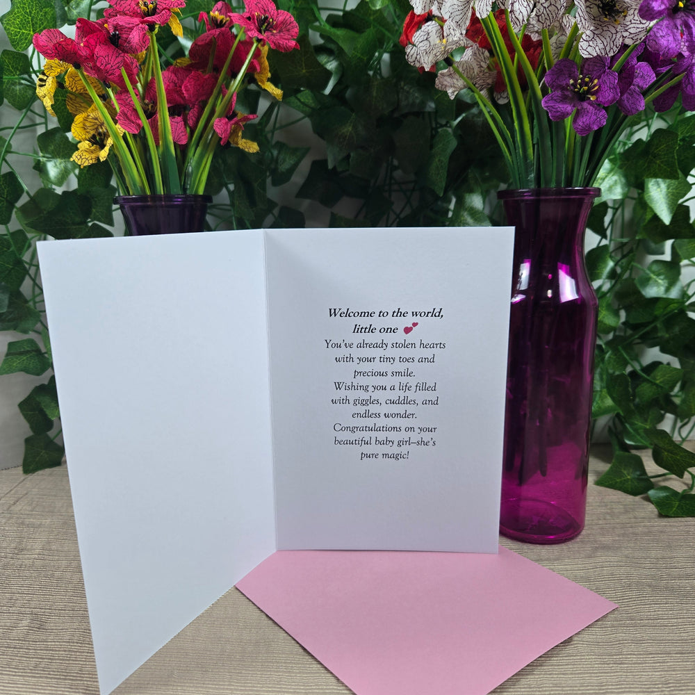 Cute New Baby Girl Card (ONLINE ORDER ONLY)