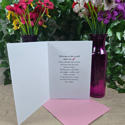 Cute New Baby Girl Card (ONLINE ORDER ONLY)