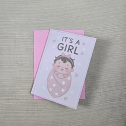 Cute New Baby Girl Card (ONLINE ORDER ONLY)