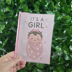 Cute New Baby Girl Card (ONLINE ORDER ONLY)