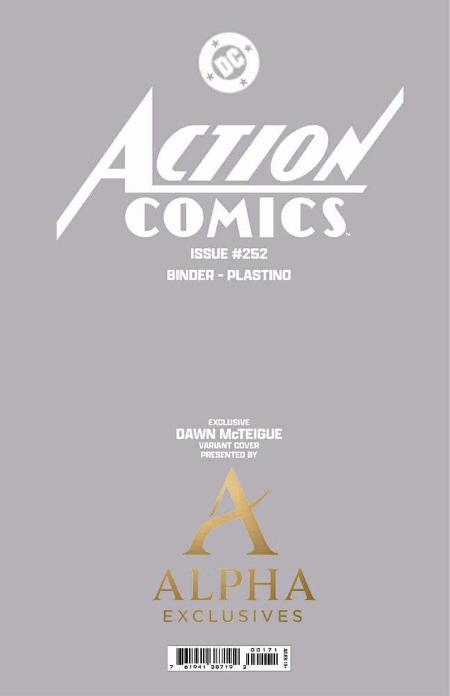 [FOIL] ACTION COMICS #252 FACSIMILE DAWN MCTEIGUE EXCLUSIVE VIRGIN VAR (11/2025) (ONLINE ORDER ONLY)