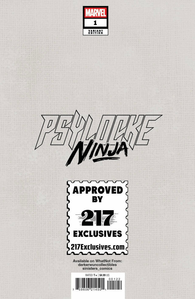 Psylocke: Ninja #1 Joseph Michael Lisner Exclusive Virgin Var (01/21/2026) (ONLINE ORDER ONLY)