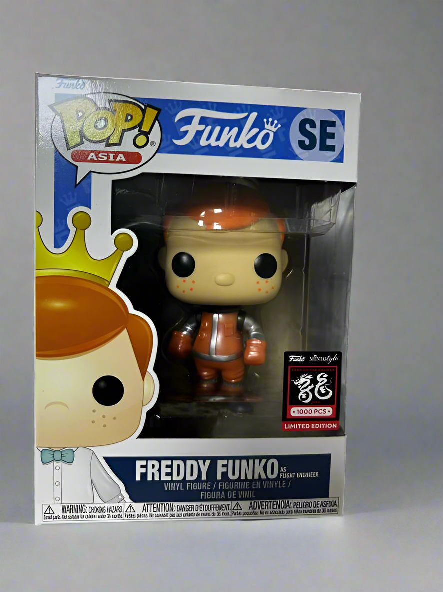 [UNRELEASED & DISCONTINUED] Pop! Asia (Mindstyle Mission Control) - LE1000 Freddy Funko as Flight Engineer with Pop Armor Included (ONLINE ORDER ONLY)