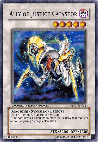 Ally of Justice Catastor [DTP1-EN031] Rare (ONLINE ORDER ONLY)