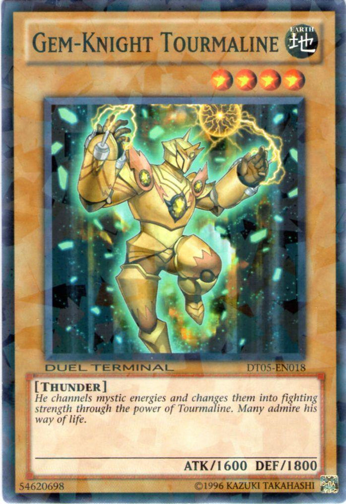 Gem-Knight Tourmaline [DT05-EN018] Common (ONLINE ORDER ONLY)
