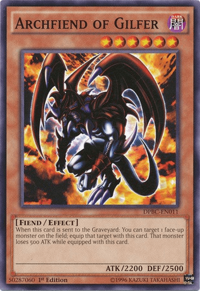 Archfiend of Gilfer [DPBC-EN011] Common (ONLINE ORDER ONLY)