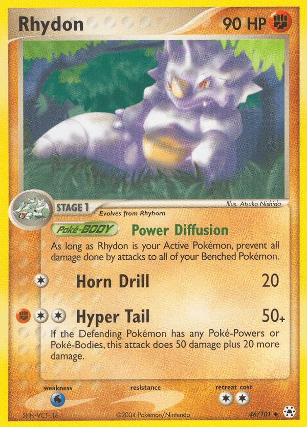 Rhydon (46/101) [EX: Hidden Legends] (Online Only)