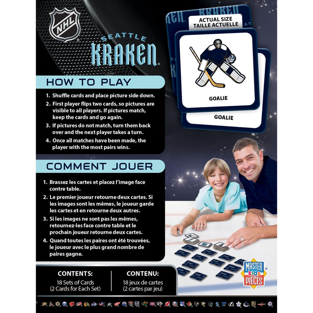 Seattle Kraken Matching Game (ONLINE ORDER ONLY)