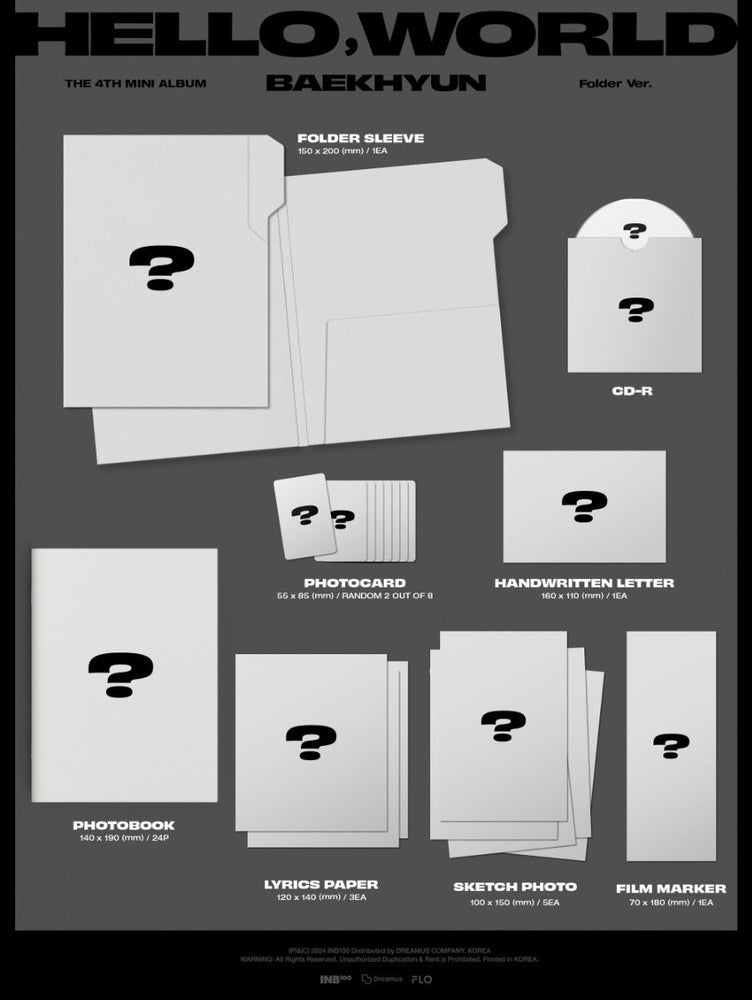 Hello, World - Folder Version - incl. 24pg Photobook, Lyrics Paper, Sketch Photo, Film Marker, Handwritten Letter + 2 Photocards [Import] [CD] (ONLINE ORDER ONLY)