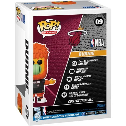 NBA Mascots Miami Heat Burnie Funko Pop! Vinyl Figure #09 (ONLINE ORDER ONLY)