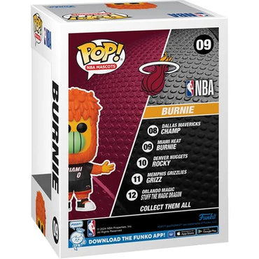 NBA Mascots Miami Heat Burnie Funko Pop! Vinyl Figure #09 (ONLINE ORDER ONLY)
