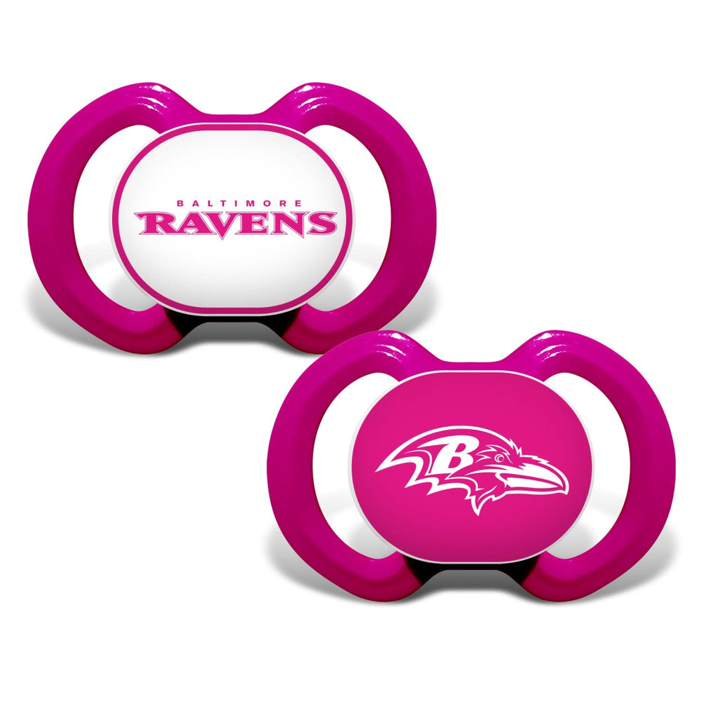 Baltimore Ravens - Pink Pacifier 2-Pack (ONLINE ORDER ONLY)