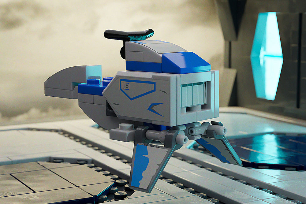 Balutar-class Swoop Speeder Bike Custom Building Set made using LEGO parts (Online Order Only)