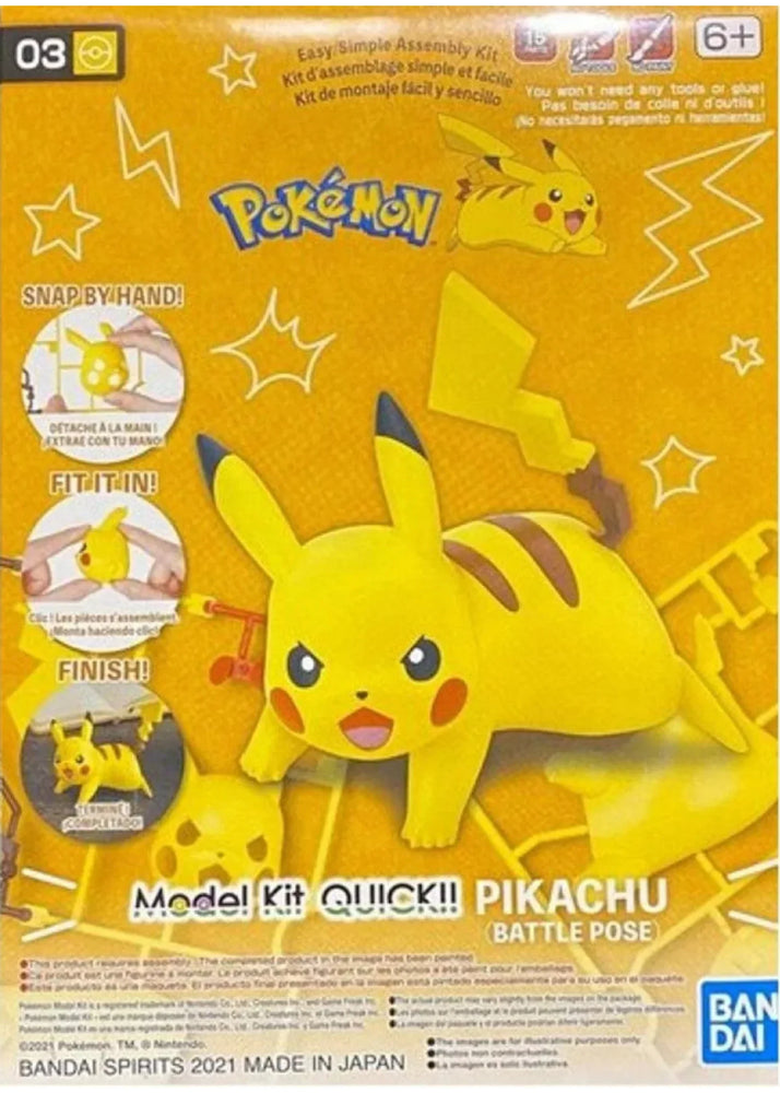 Pokemon - Pikachu: Battle Pose - Model Kit (ONLINE ORDER ONLY)