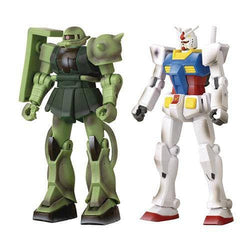 Bandai 2021 Con Ex Gundam Infinity Epic Battle Rx-78 & Zaku Action Figure 2 Pack (Online Order Only)