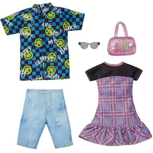 Barbie and Ken Plaid and Checker Print Fashion 2-Pack (ONLINE ORDER ONLY)