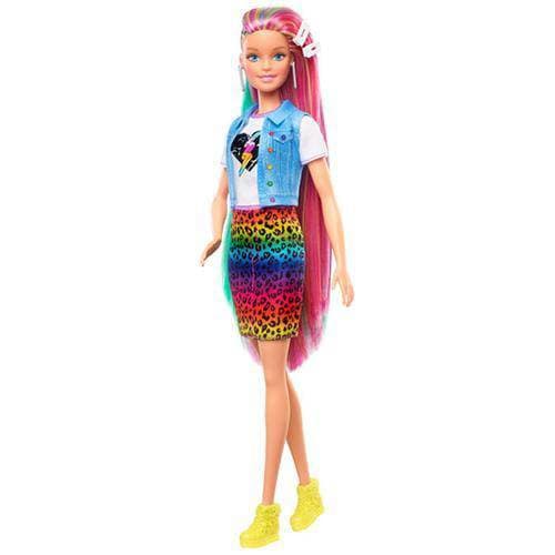 Barbie Leopard Rainbow Hair Doll (ONLINE ORDER ONLY)