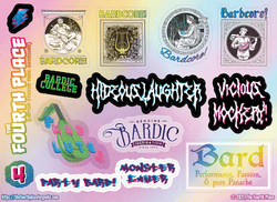 Bardcore! Stickers (ONLINE ORDER ONLY)