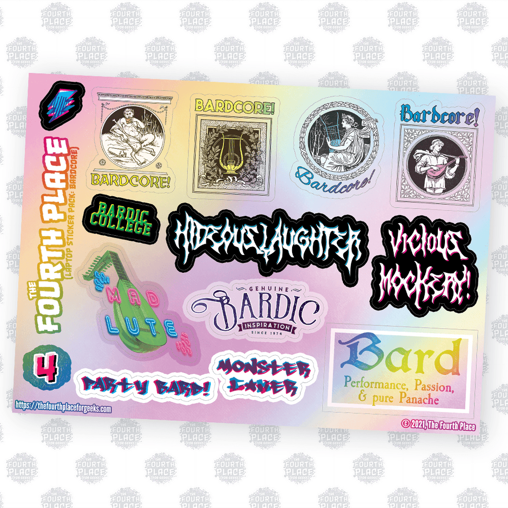 Bardcore! Stickers (ONLINE ORDER ONLY)