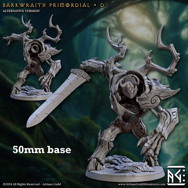 Barkwraith Primordial: Sculpt D (Forest Elemental) (Online Order Only)