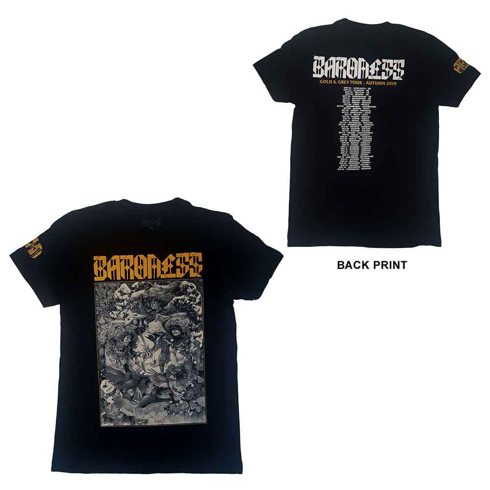 Gold & Grey Date back [T-Shirt] (ONLINE ORDER ONLY)