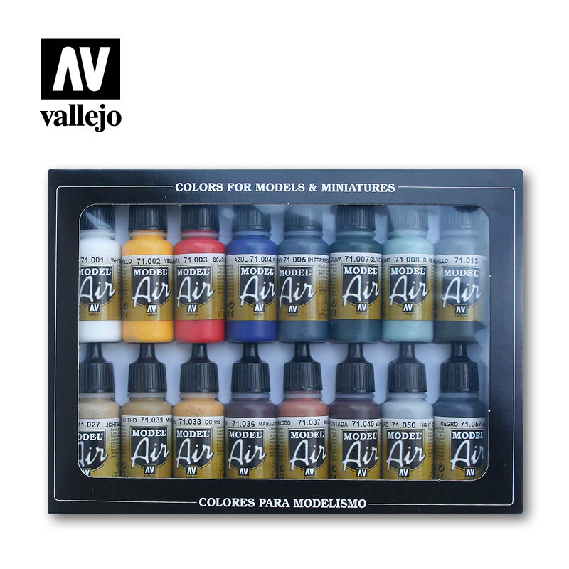 Model Air Set: Basic Color (16) (ONLINE ORDER ONLY)