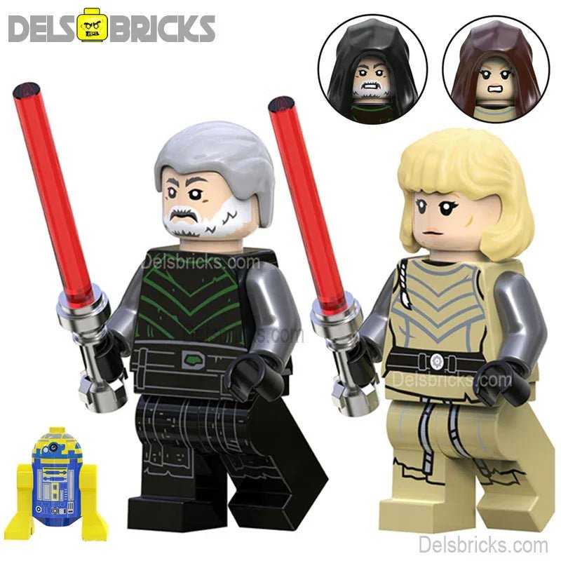 Baylan Skoll & Shin Hati Star Wars Lego Minifigures Custom Toys